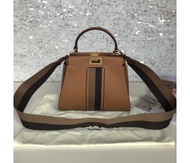 펜디 FENDI 피카부 아이코닉 미니 토트 백