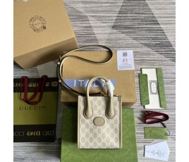 구찌 GUCCI 인터로킹 G 미니 토트 백