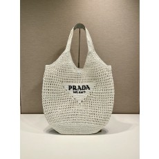 프라다 PRADA 라피아 토트 백